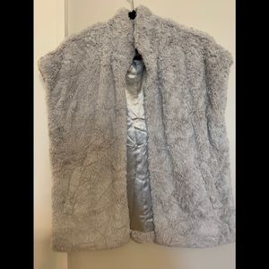 Faux fur vest